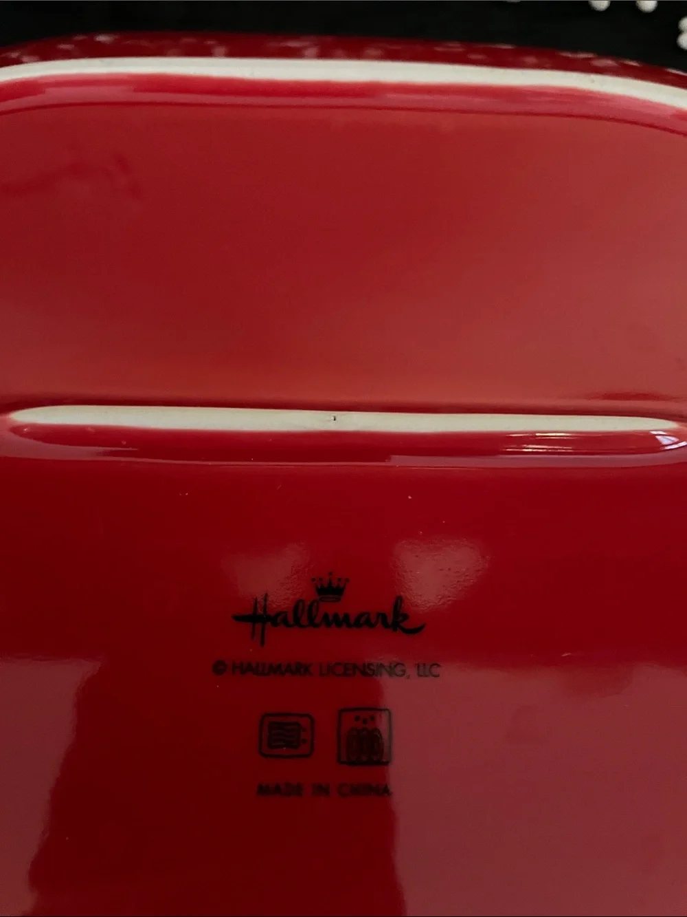 Hallmark Red Ceramic 